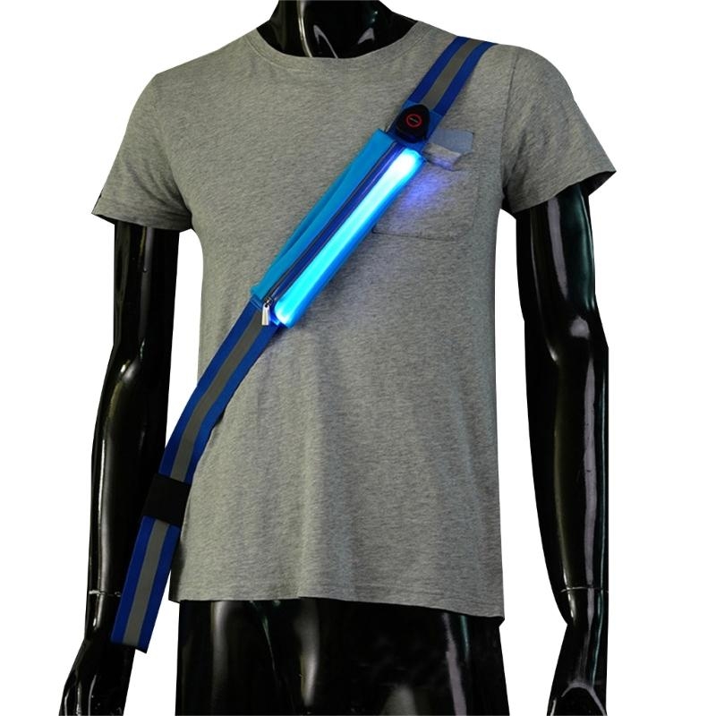 Running Gear For Night - T3LB High Visibility LED Reflective Belt