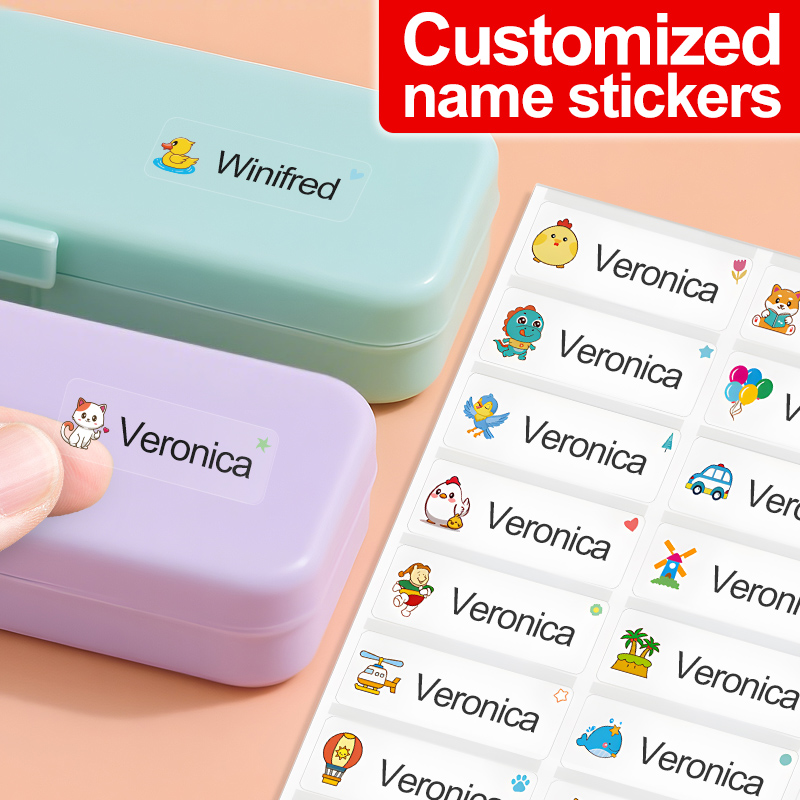 Blister Plaster Sport - Custom Name Stickers-Waterproof Personalized Labels for