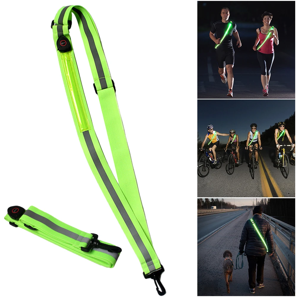 Running Gear For Night - USB Rechargeable Cycling Reflective Running Gear