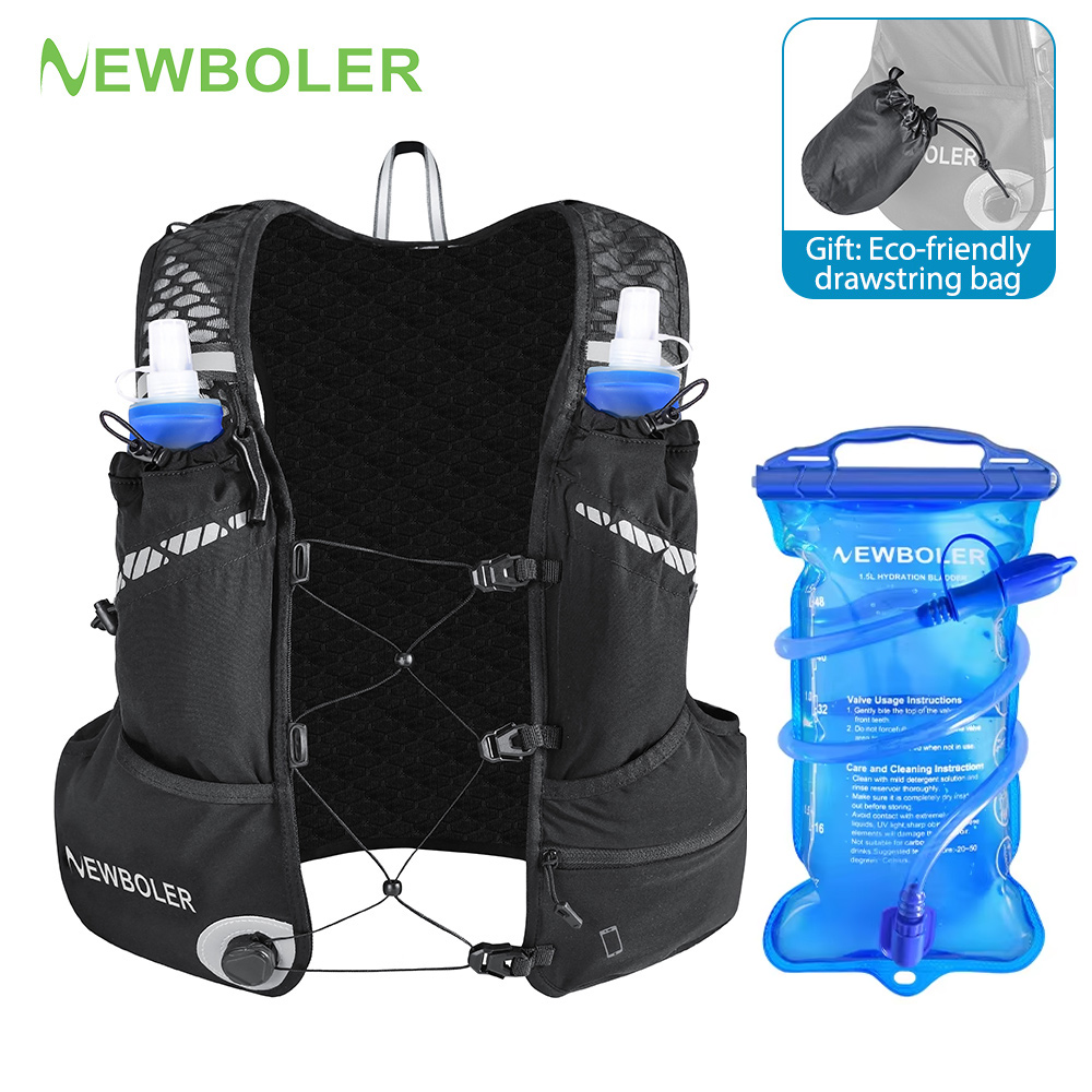 Running Gear Storage - 8L Breathable Hydration Vest Pack For