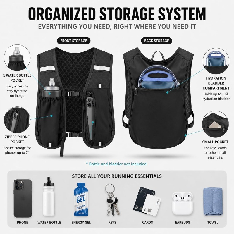 Running & Biking Sports Reflec - Running Gear Storage recension och pris