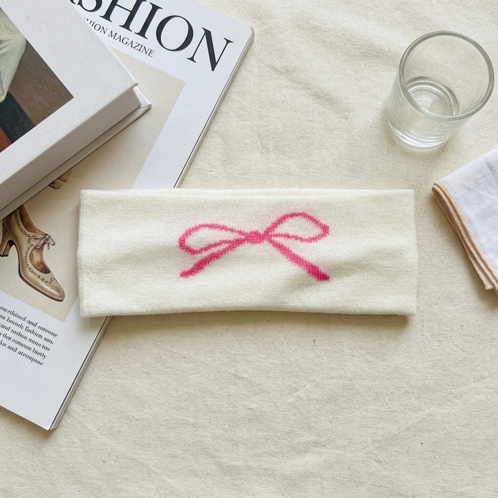 Stylish Headband Wide Knit Bow - Running Gear Headband recension och pris