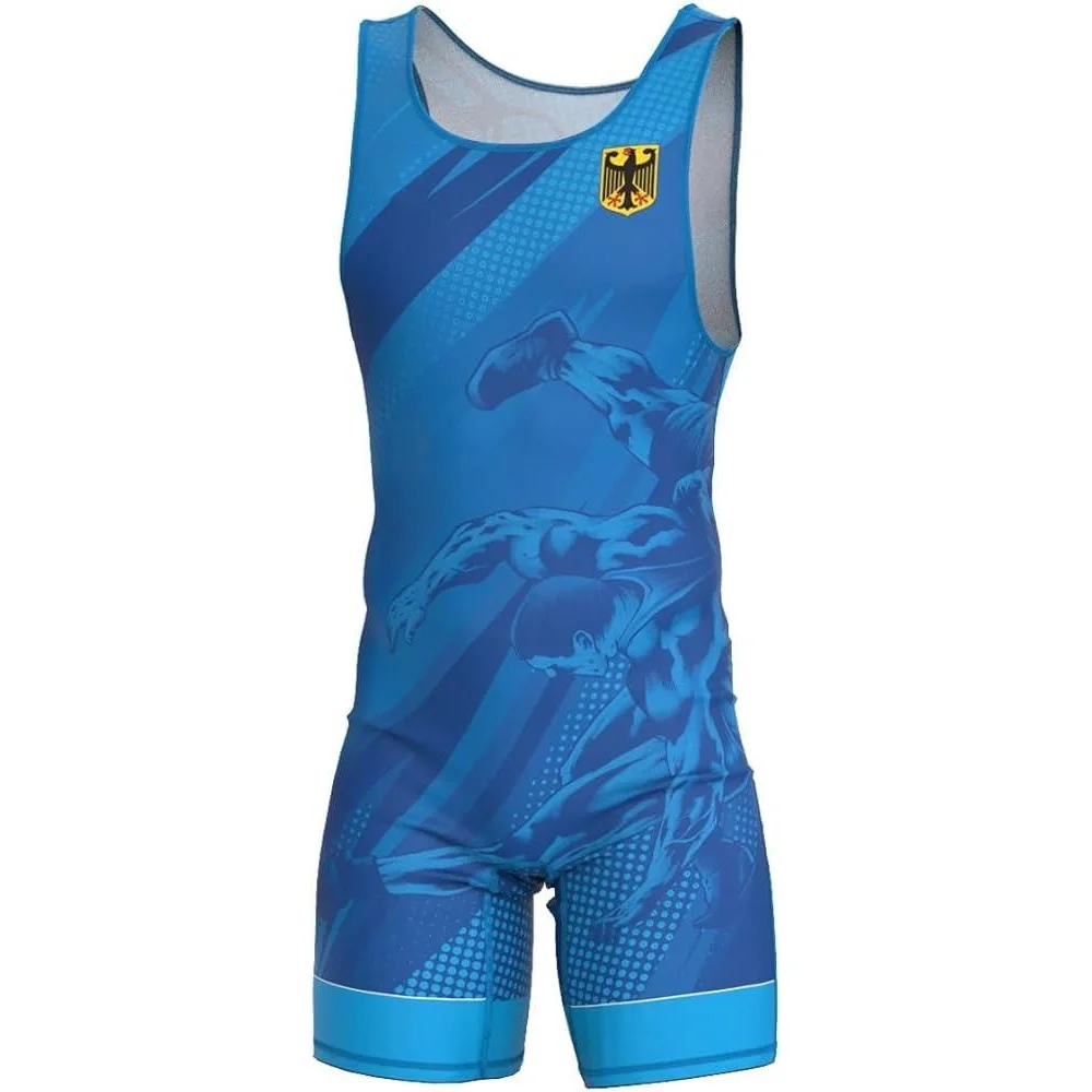 new Men Wrestling Singlet Unif - Running Gear Train recension och pris