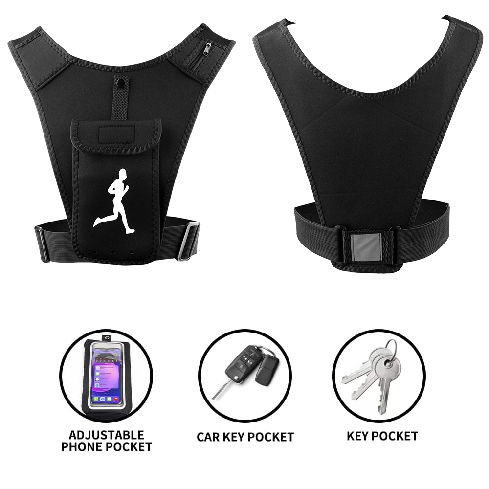 Adjustable Running Vest Phone  - Running Gear Train recension och pris