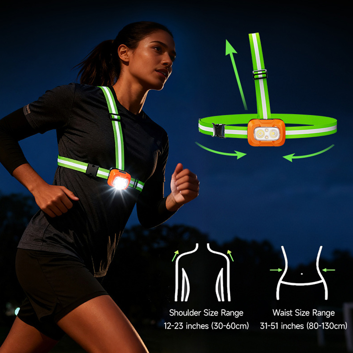 Running Light USB Rechargeable - Running Gear For Night recension och pris