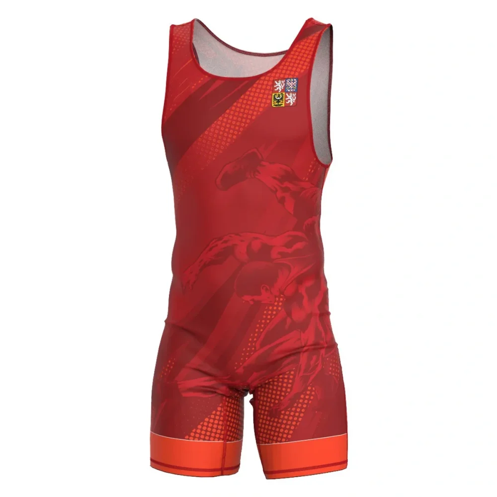 Mens Wrestling Singlet Uniform - Running Gear Train recension och pris