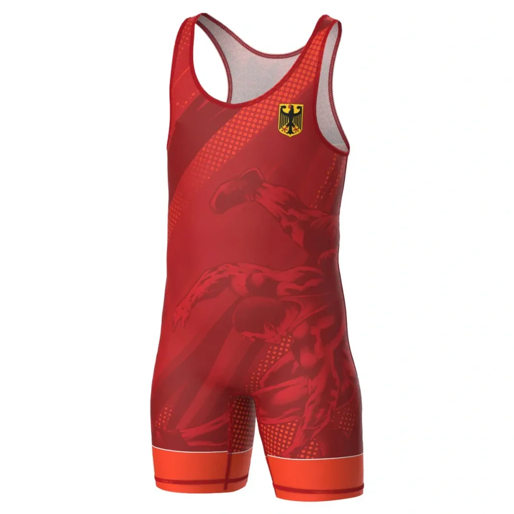 Mens Wrestling Singlet Uniform - Running Gear Train recension och pris