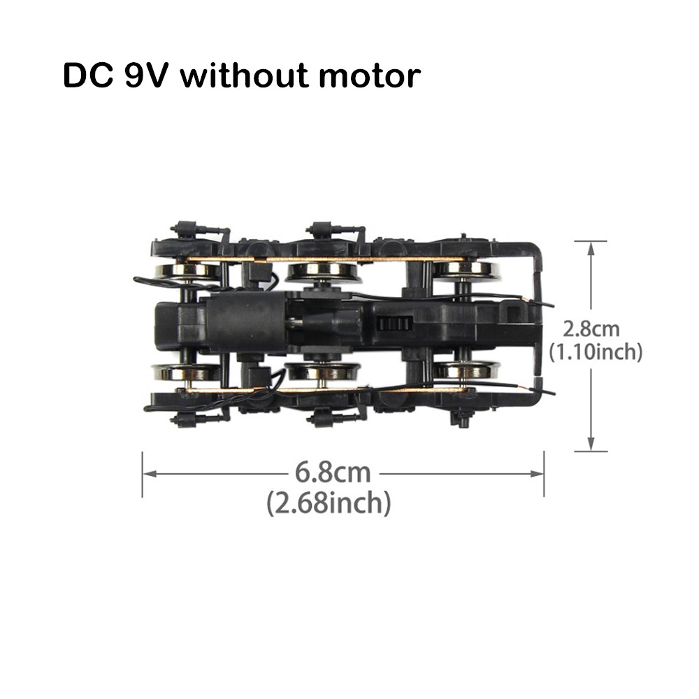 Model Train Powered Bogie Asse - Running Gear Train recension och pris