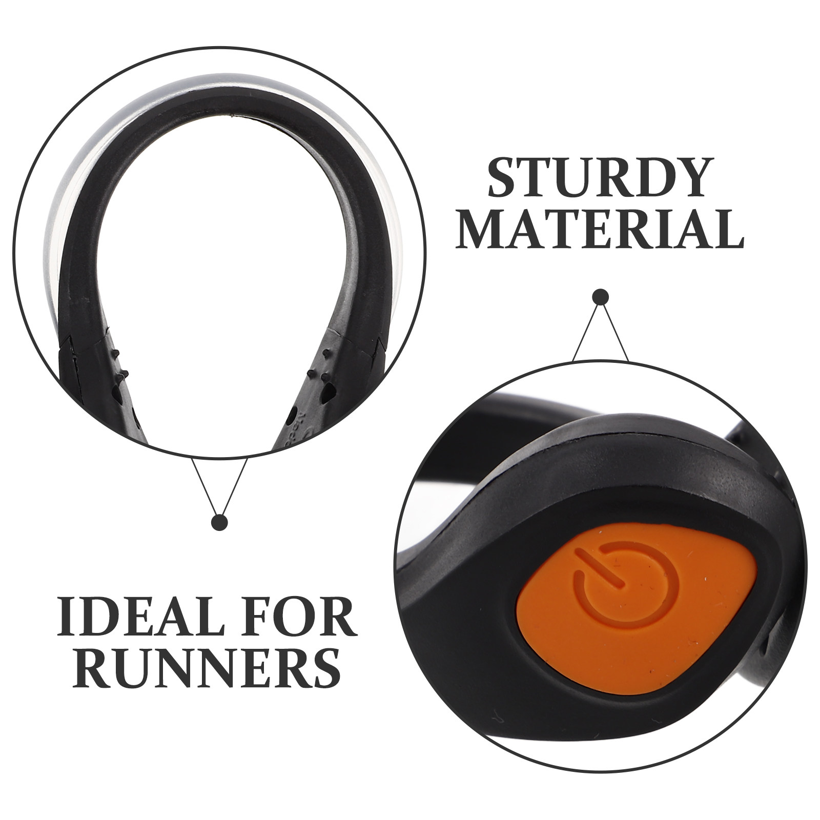 2Pcs LED Shoe Clip Lights Nigh - Running Gear For Night recension och pris