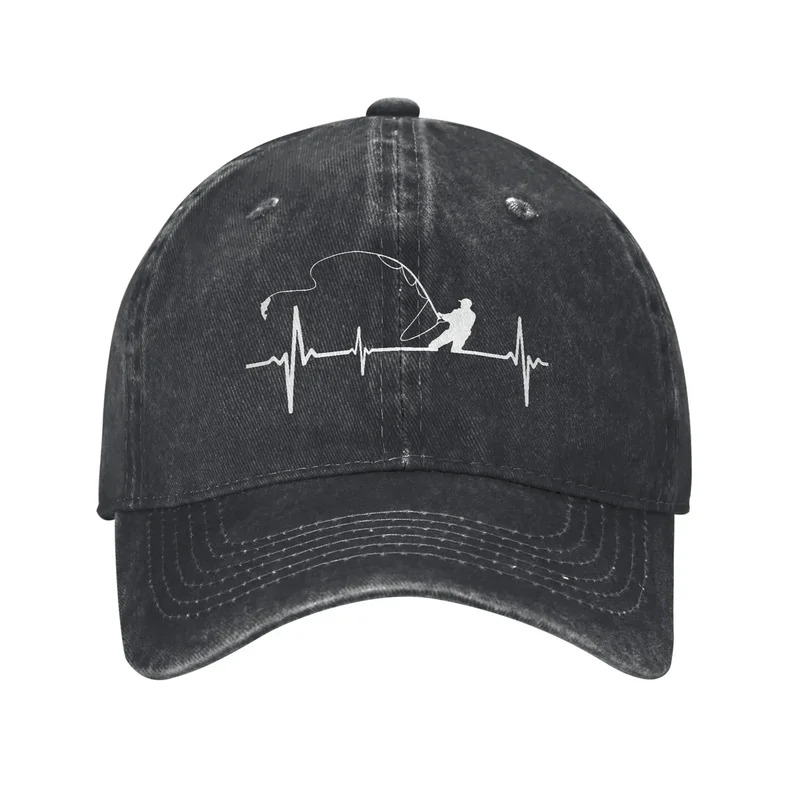 Fishing Heartbeat Baseball Cap - Running Gear Retro recension och pris