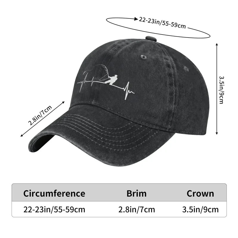 Fishing Heartbeat Baseball Cap - Running Gear Retro recension och pris