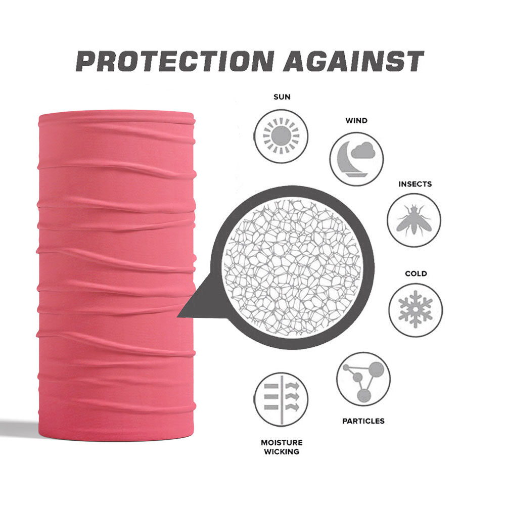 Pink Seamless Outdoor Bandana  - Running Gear Headband recension och pris