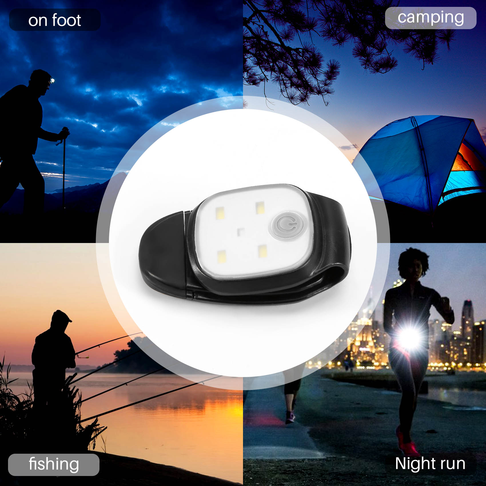 XSXS-Outdoor Night Clip On Run - Running Gear For Night recension och pris