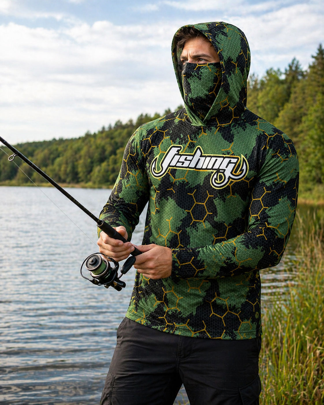 Fishing Hood Riding Tops Wear  - Running Gear Kit recension och pris