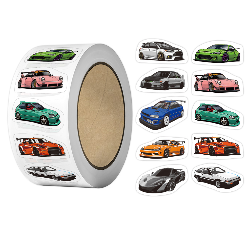 500 Pcs Mini Sports Car Sticke - Blister Plaster Sport recension och pris