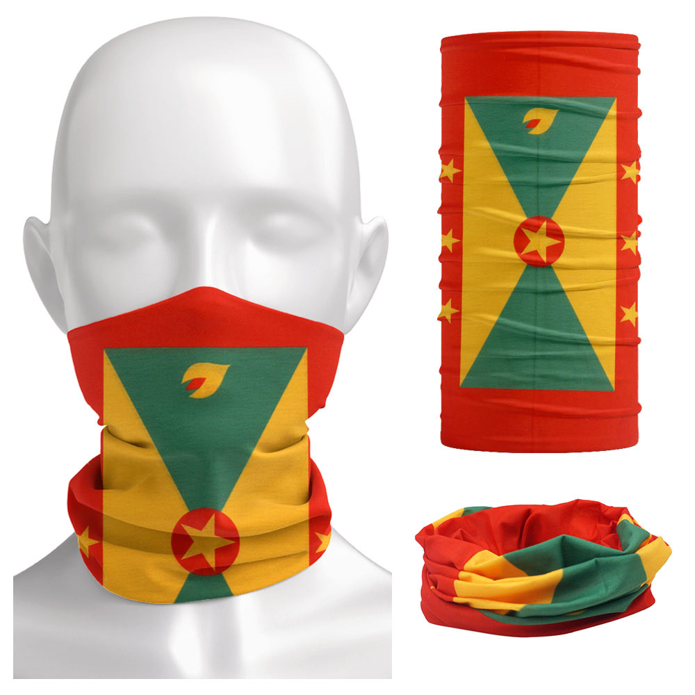 Grenada Flag Pattern Face Band - Running Gear Headband recension och pris