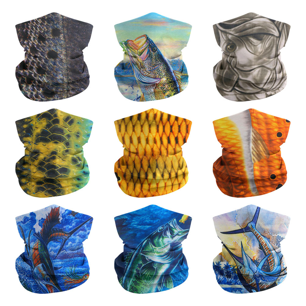 Fish Scales Pattern Neck Gaite - Running Gear Headband recension och pris
