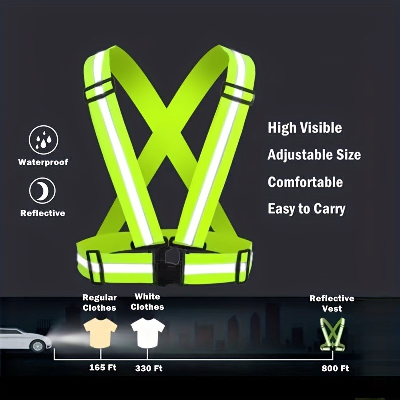 High Visibility Reflective Saf - Running Gear For Night recension och pris
