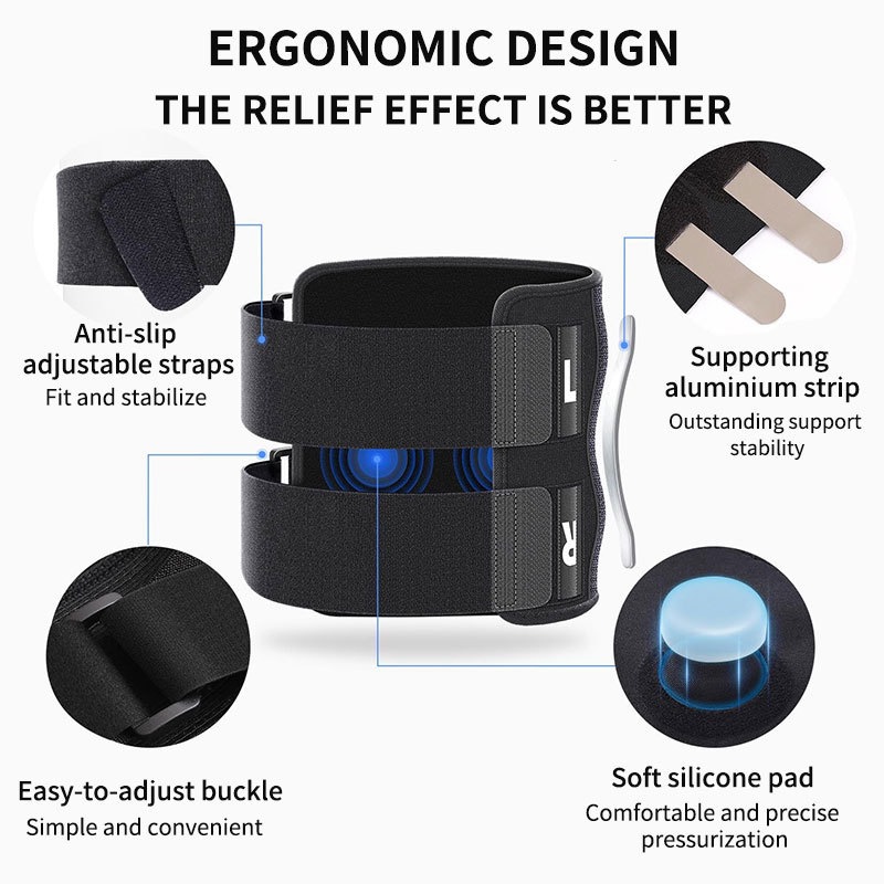 1 Pair Knee Support Sleeve Bre - Running Recovery Gear recension och pris