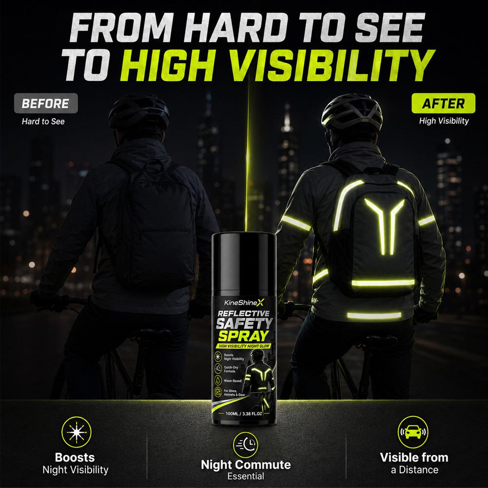 Night Reflective Safety Spray  - Running Gear For Night recension och pris